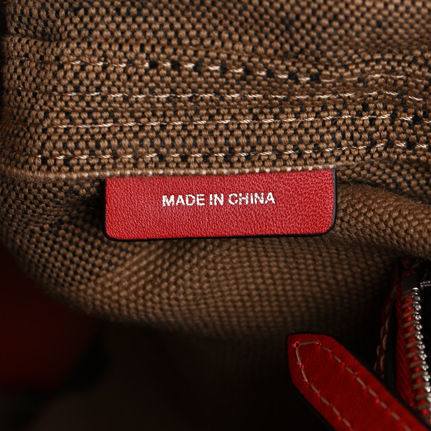 Burberry Canvas Mega Check Medium Ashby Hobo Cadmium Red 7 of 11