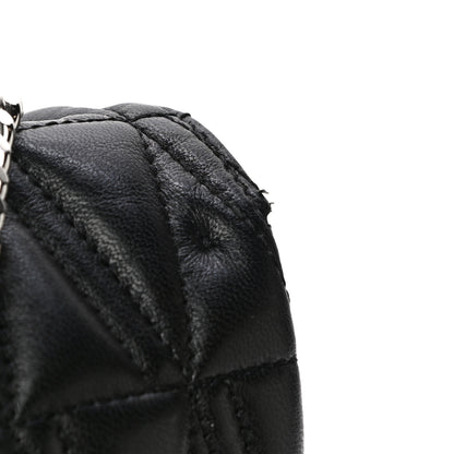 Versace Nappa Quilted Virtus Evening Bag Black 11 of 12