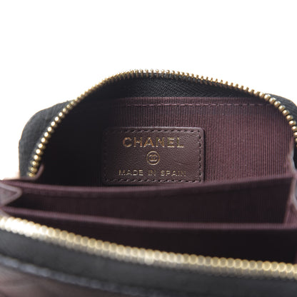 Chanel Caviar Quilted Zip Coin Purse Black 5 of 7