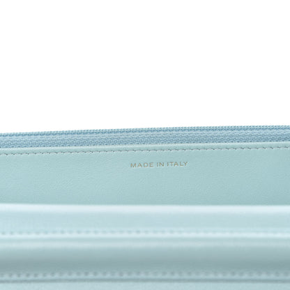 Chanel Caviar Quilted Wallet On Chain WOC Light Blue 7 of 10
