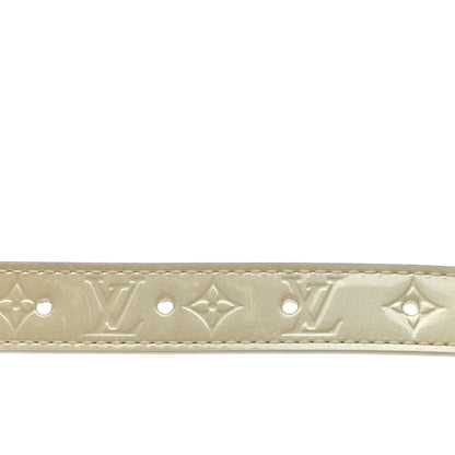 Louis Vuitton Vernis Ceinture 30mm Belt 80 32 Perle 7 of 8