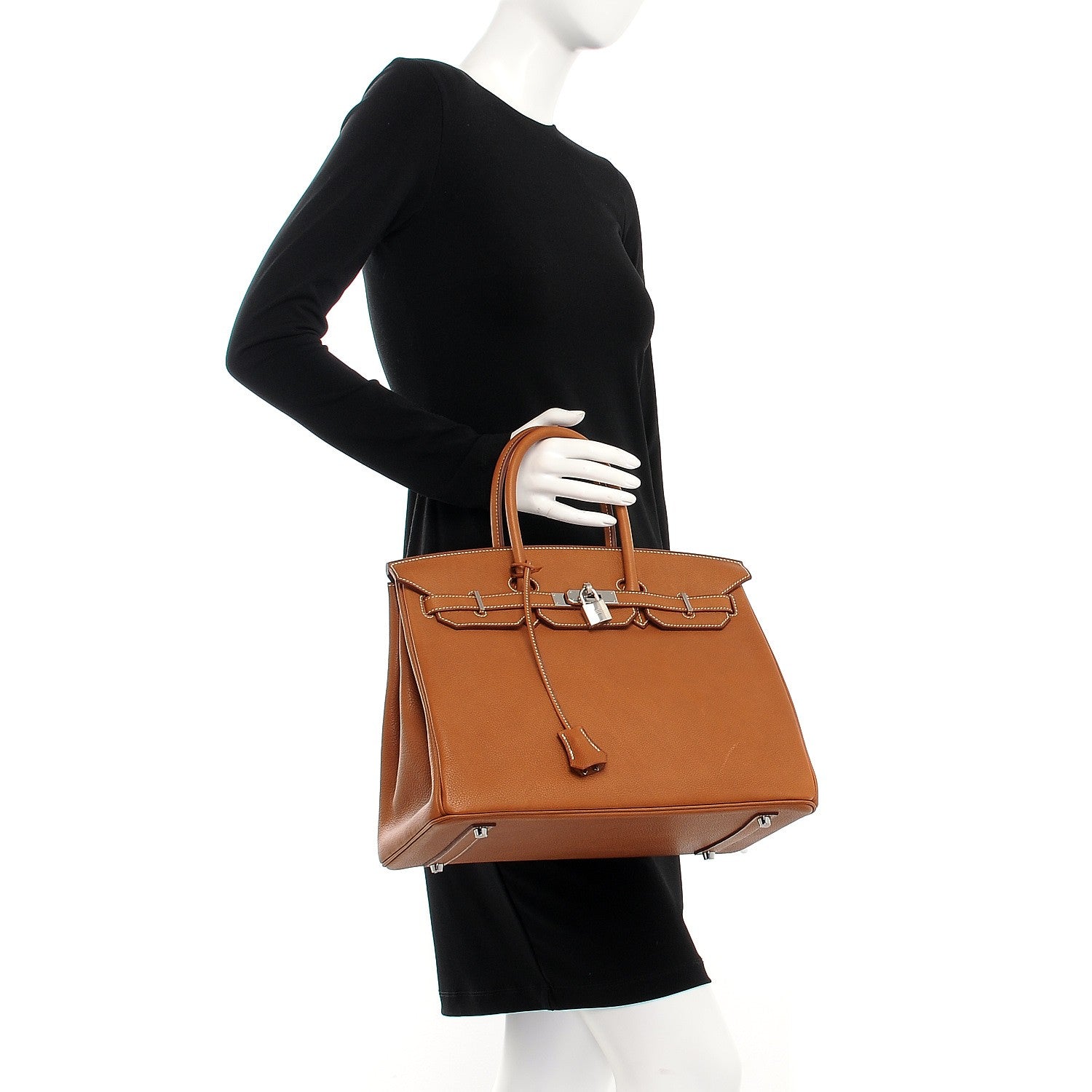 Hermes Natural Barenia Faubourg Birkin 35 Fauve 2 of 29