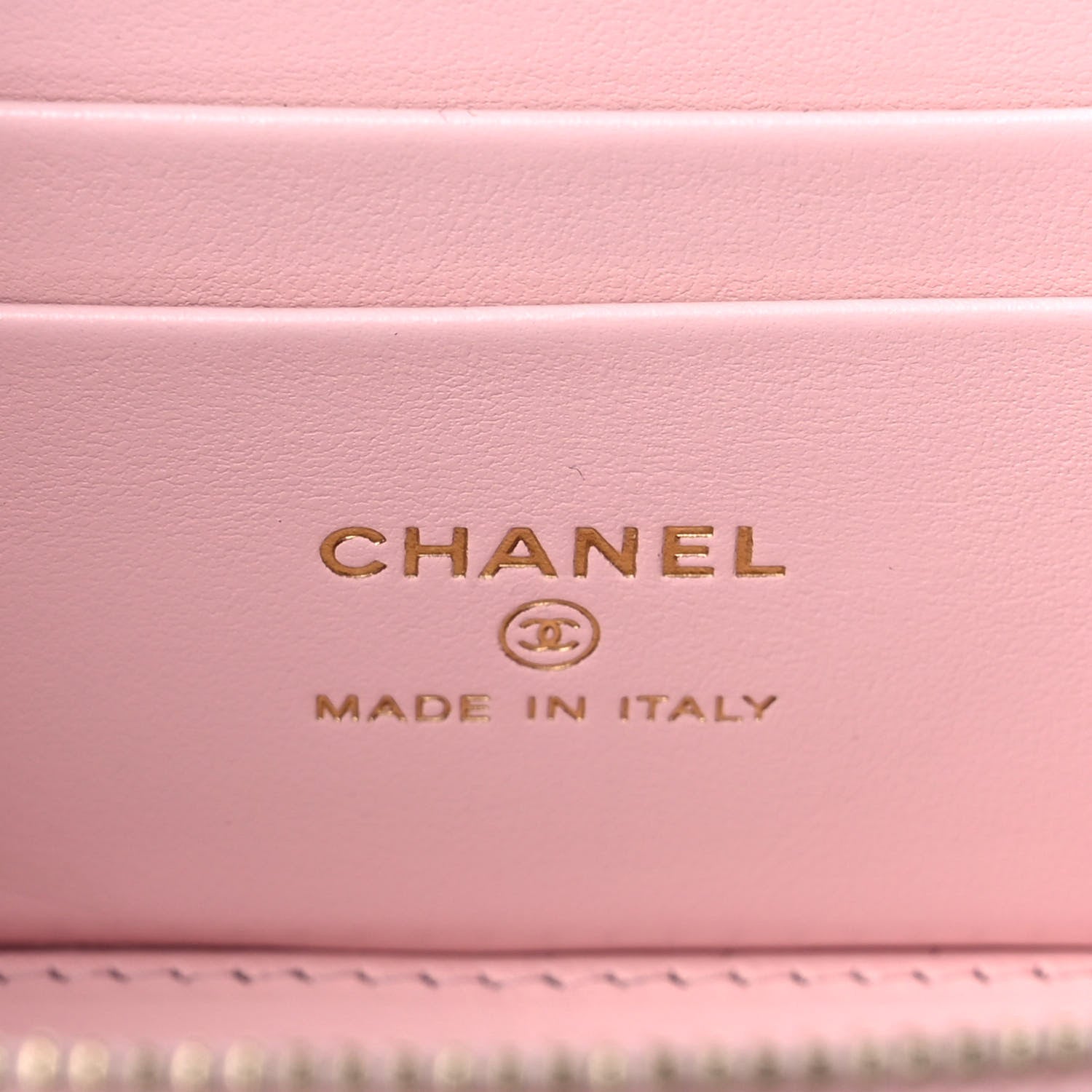 Chanel Caviar Quilted Small Vanity Case With Chain Light Pink 6 of 11