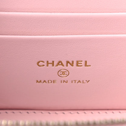 Chanel Caviar Quilted Small Vanity Case With Chain Light Pink 6 of 11