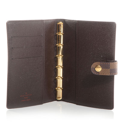 Louis Vuitton Damier Ebene Small Ring Agenda 5 of 7