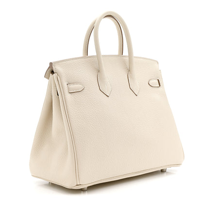 Hermes Togo Birkin 25 Craie 3 of 13