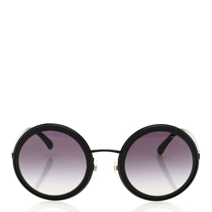 Chanel Round Sunglasses 4226 Black 2 of 9