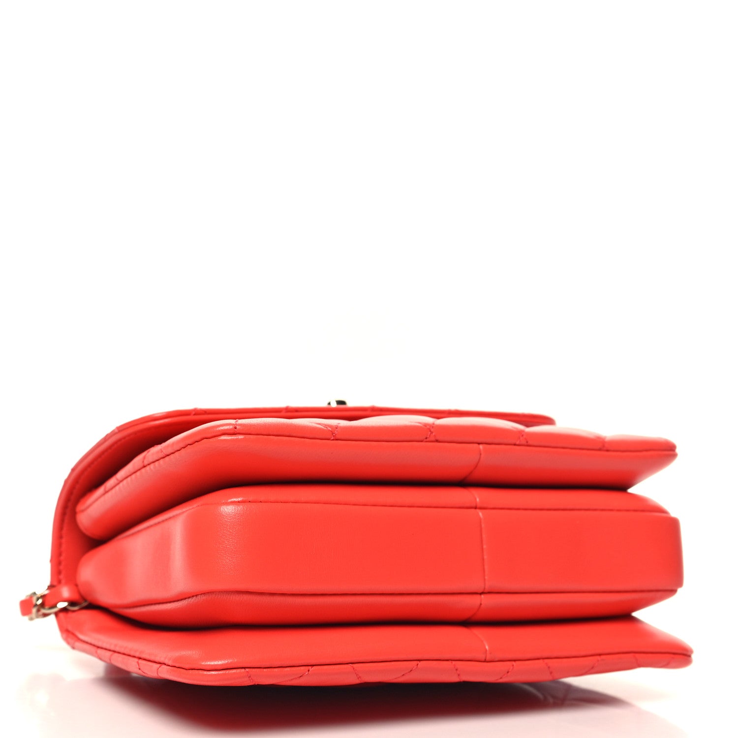Chanel Lambskin Quilted Mini Trendy CC Dual Handle Flap Bag Red 4 of 10