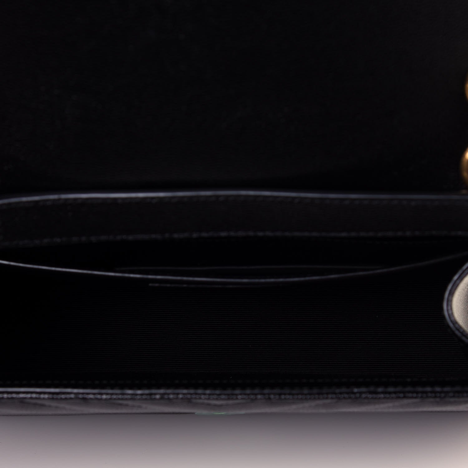 Saint Laurent Grain De Poudre Matelasse Chevron Medium Monogram Satchel Black 5 of 11