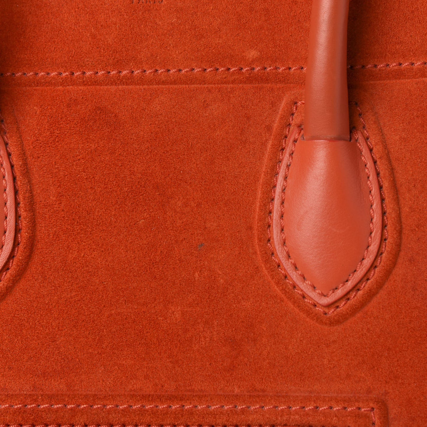 Suede Medium Phantom Luggage Bright Orange
