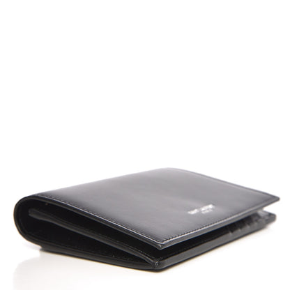 Saint Laurent Calfskin Fragments Flap Wallet Black 4 of 8