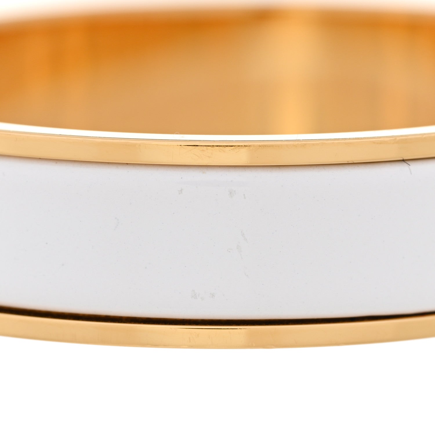 Hermes Enamel Narrow Clic Clac H Bracelet PM White 5 of 7