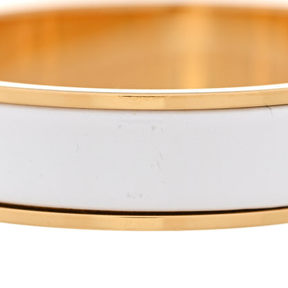 Hermes Enamel Narrow Clic Clac H Bracelet PM White 5 of 7