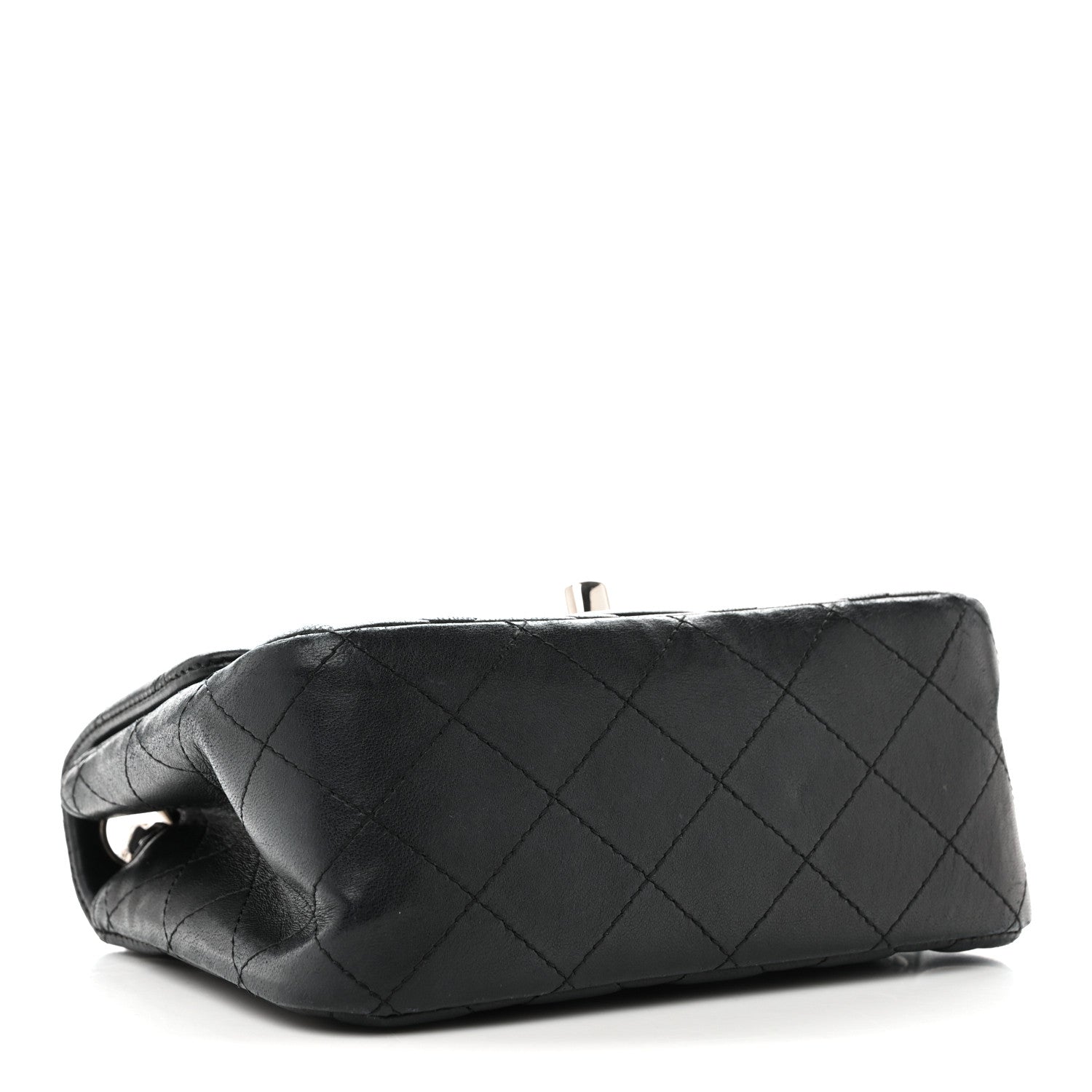 Chanel Lambskin Quilted Mini Square Flap Black 3 of 13