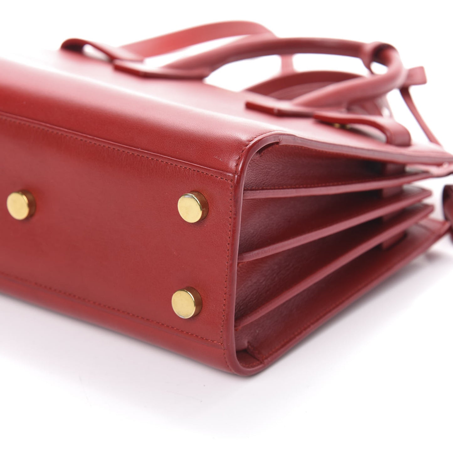 Calfskin Nano Sac De Jour Lipstick Red