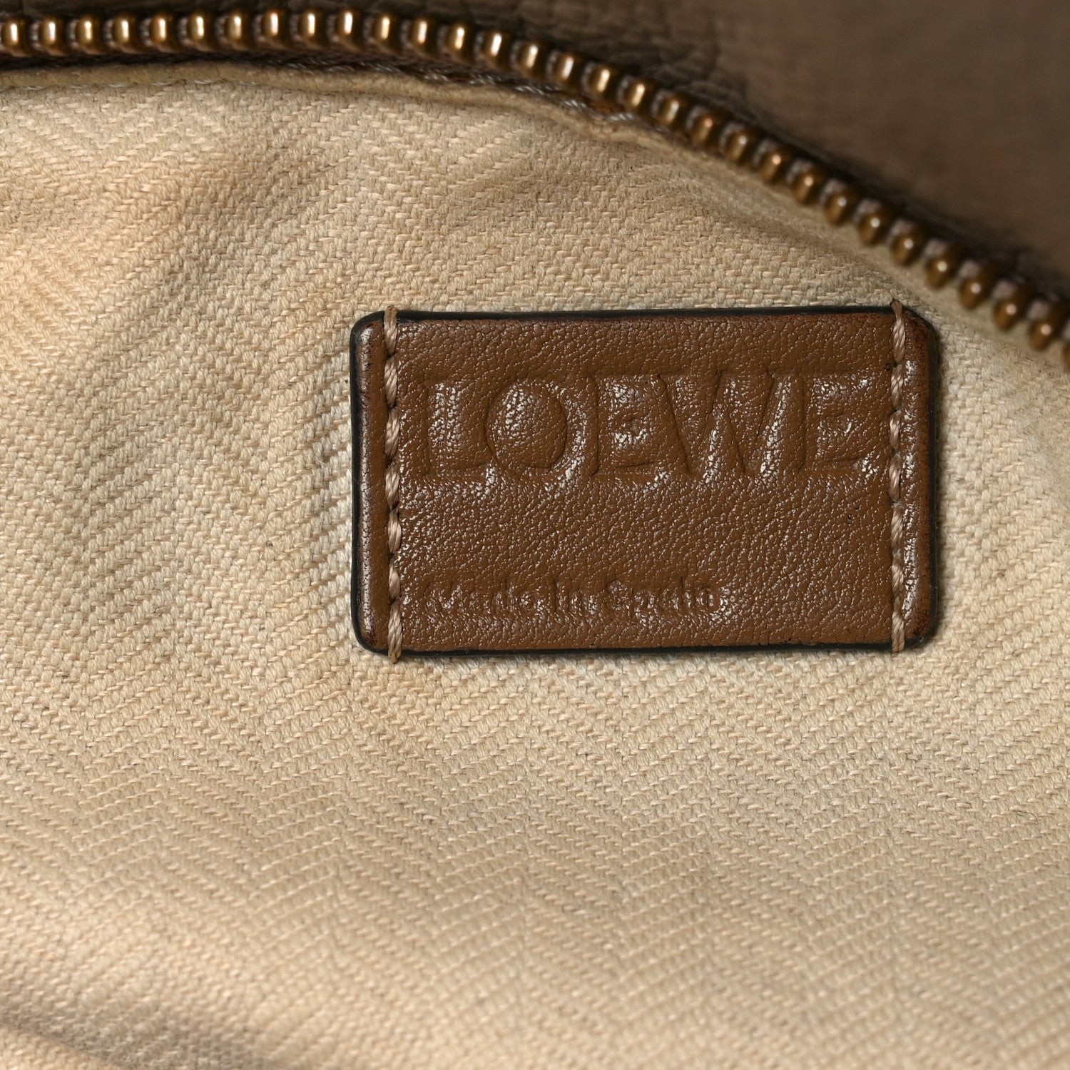 Loewe Grained Calfskin Medium Puzzle Bag Sand Mink 6 of 10