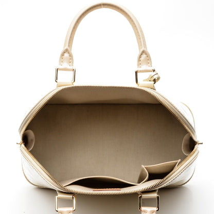 Louis Vuitton Vernis Alma PM Blanc Corail 5 of 7