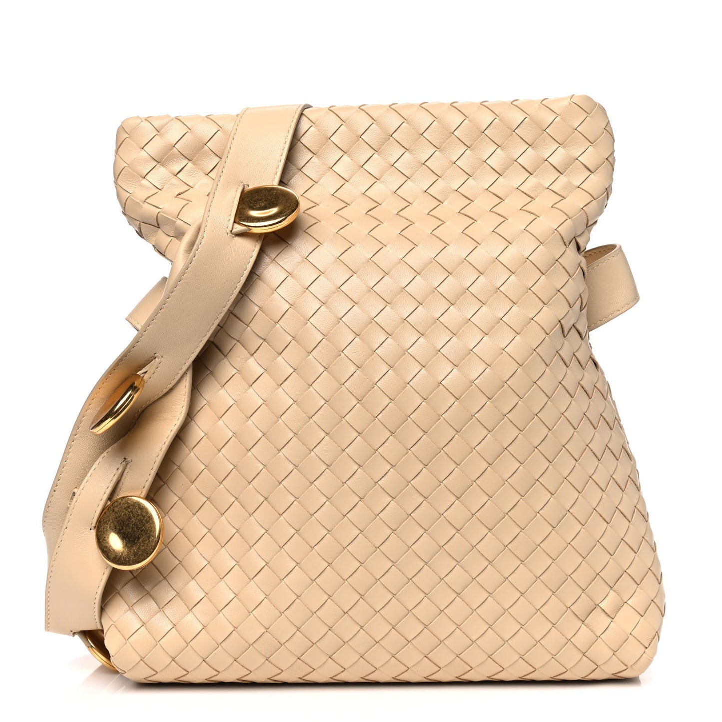Nappa Intrecciato The Fold Crossbody Porridge