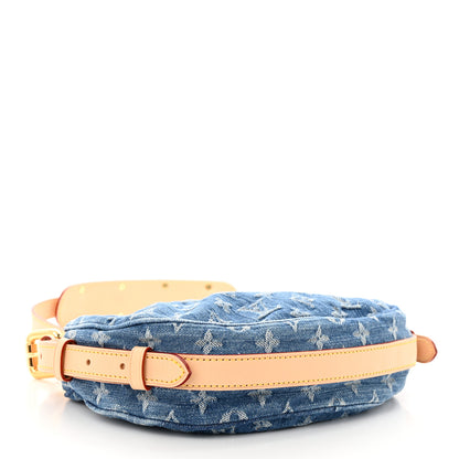 Louis Vuitton Monogram Denim Croissant MM Blue 5 of 11