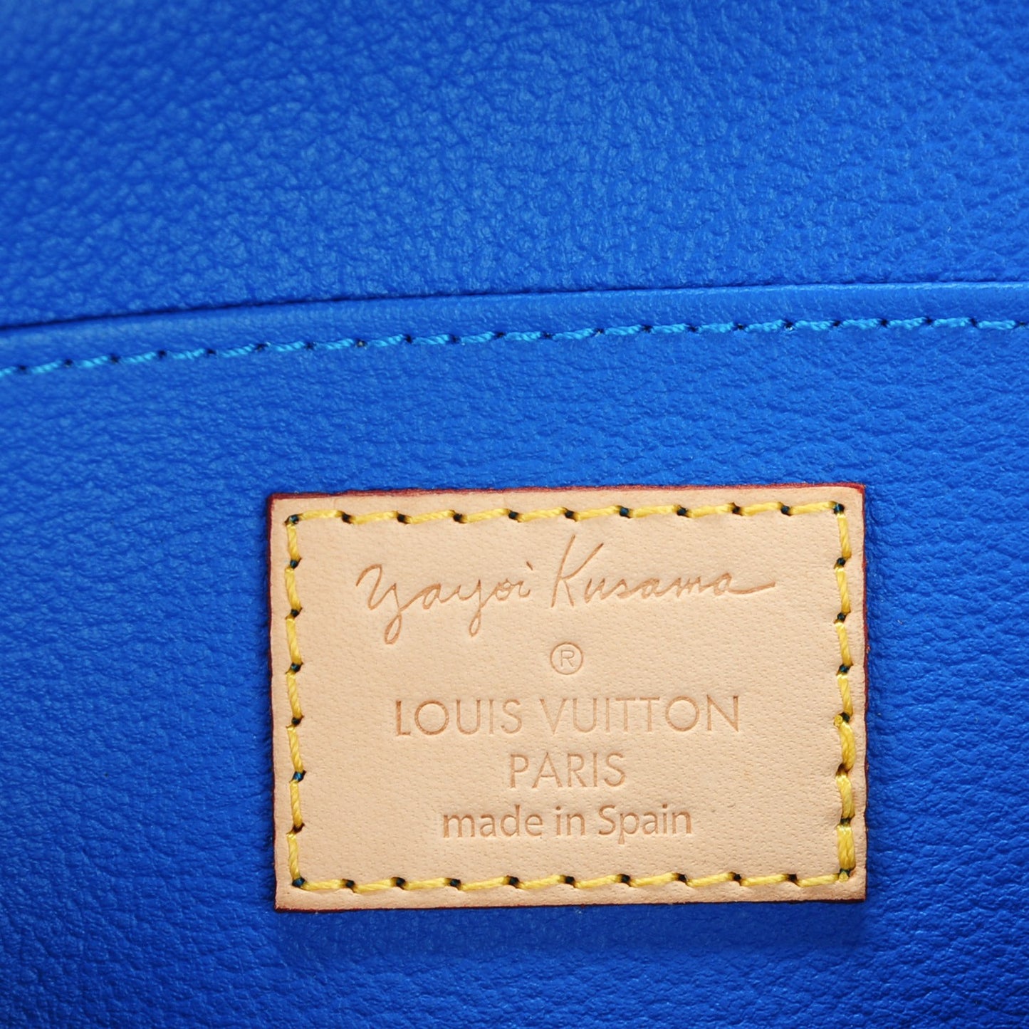 Monogram Kusama Pumpkin Dots Cosmetic Pouch Blue