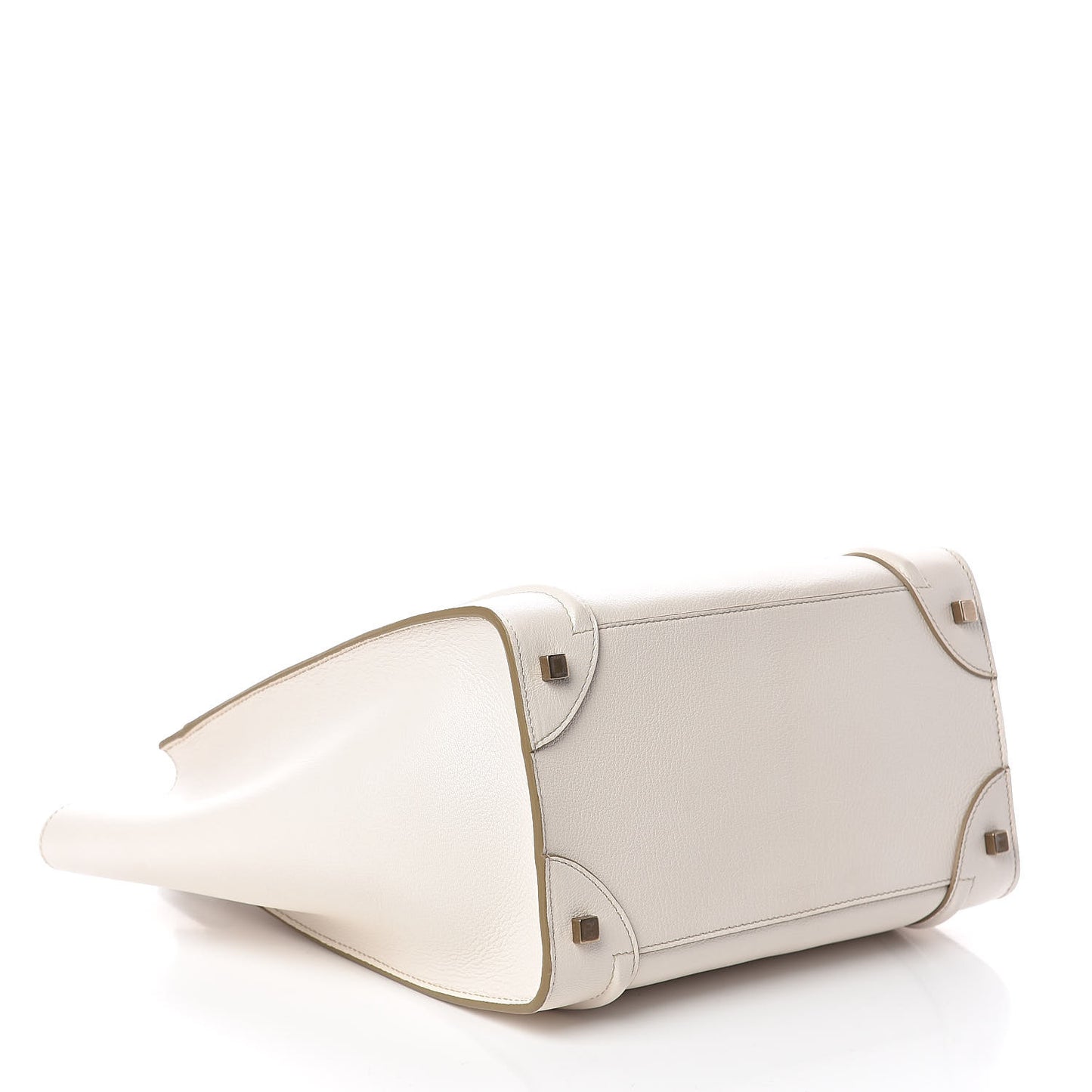 Goatskin Mini Luggage White