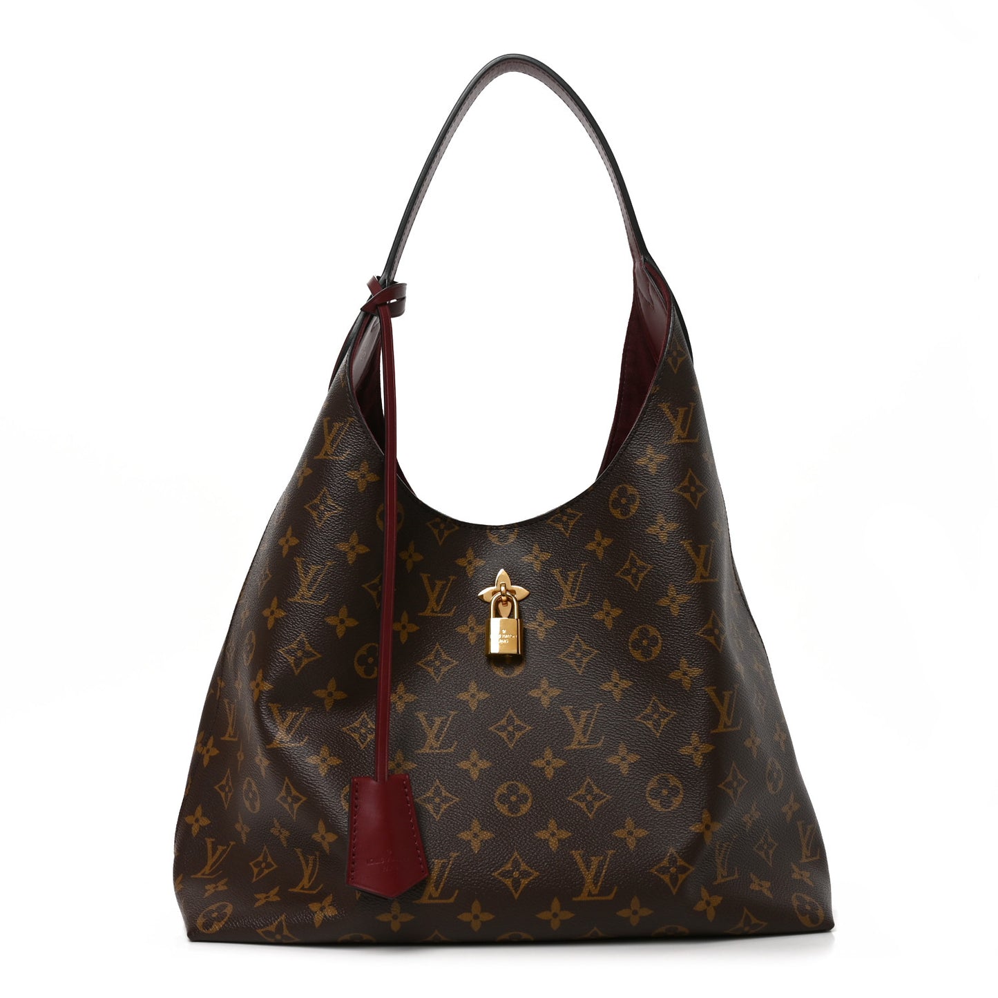 Monogram Flower Hobo Bordeaux