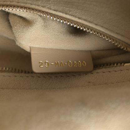 Christian Dior Lambskin Cannage Medium Lady Dior Light Beige 7 of 12