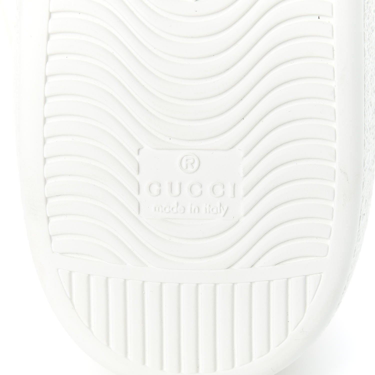 Gucci Calfskin Ayers Web Tiger Embroidered Mens Ace Sneakers 11.5 White 7 of 9