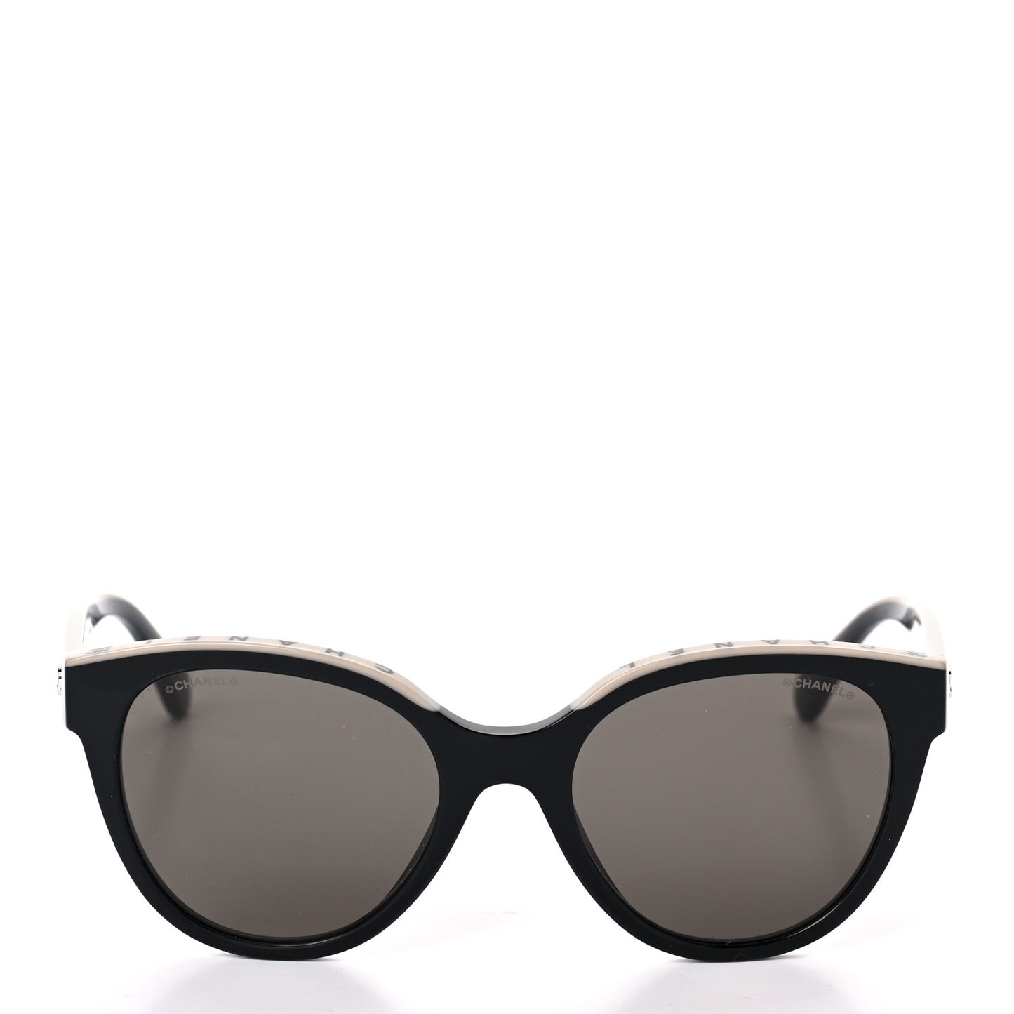 Acetate CC Butterfly Sunglasses 5414 Black Beige