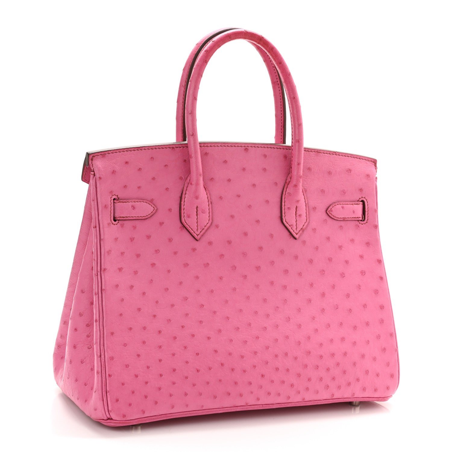 Hermes Ostrich Birkin 30 Rose Tyrien 3 of 10