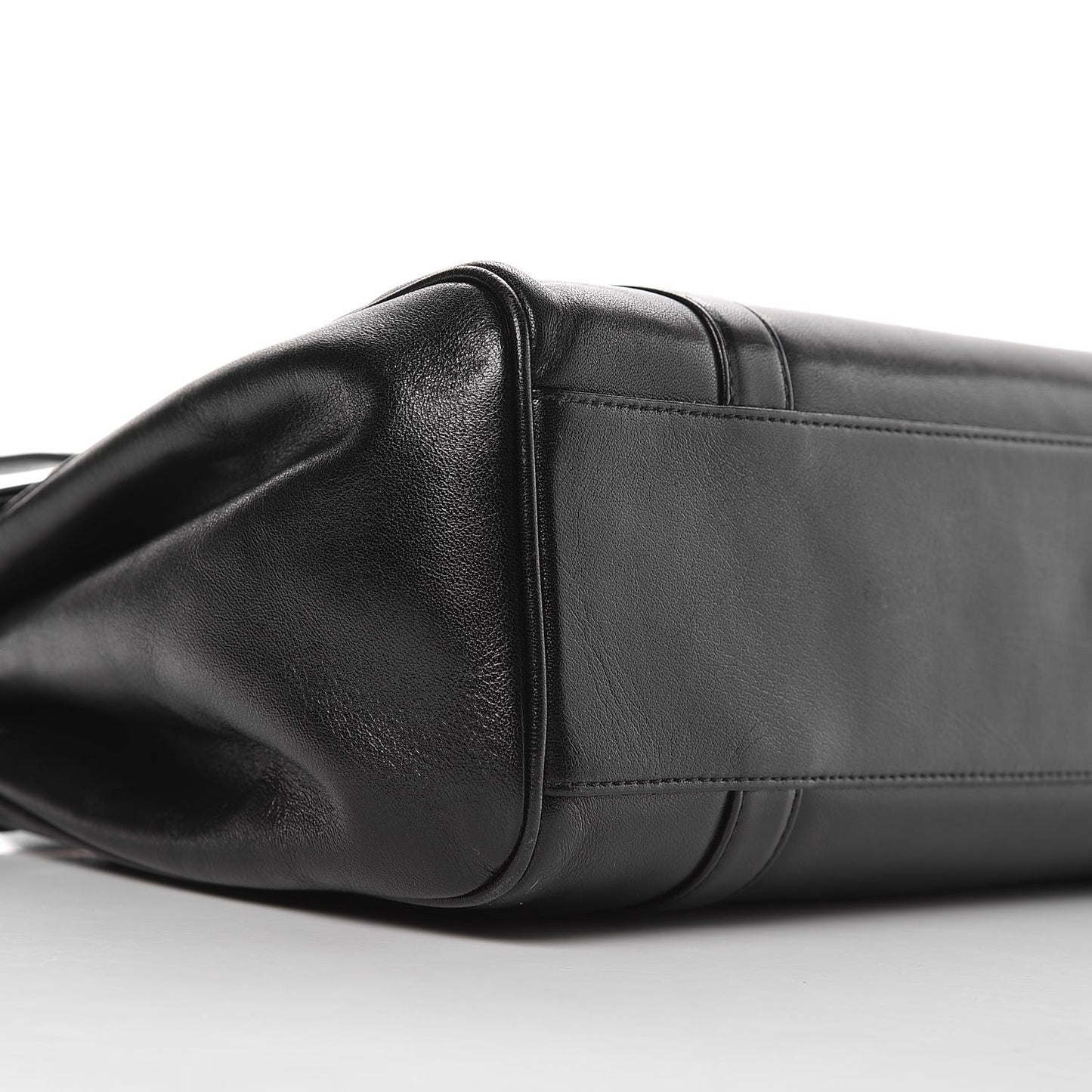 Calfskin CD Shoulder Bag Black