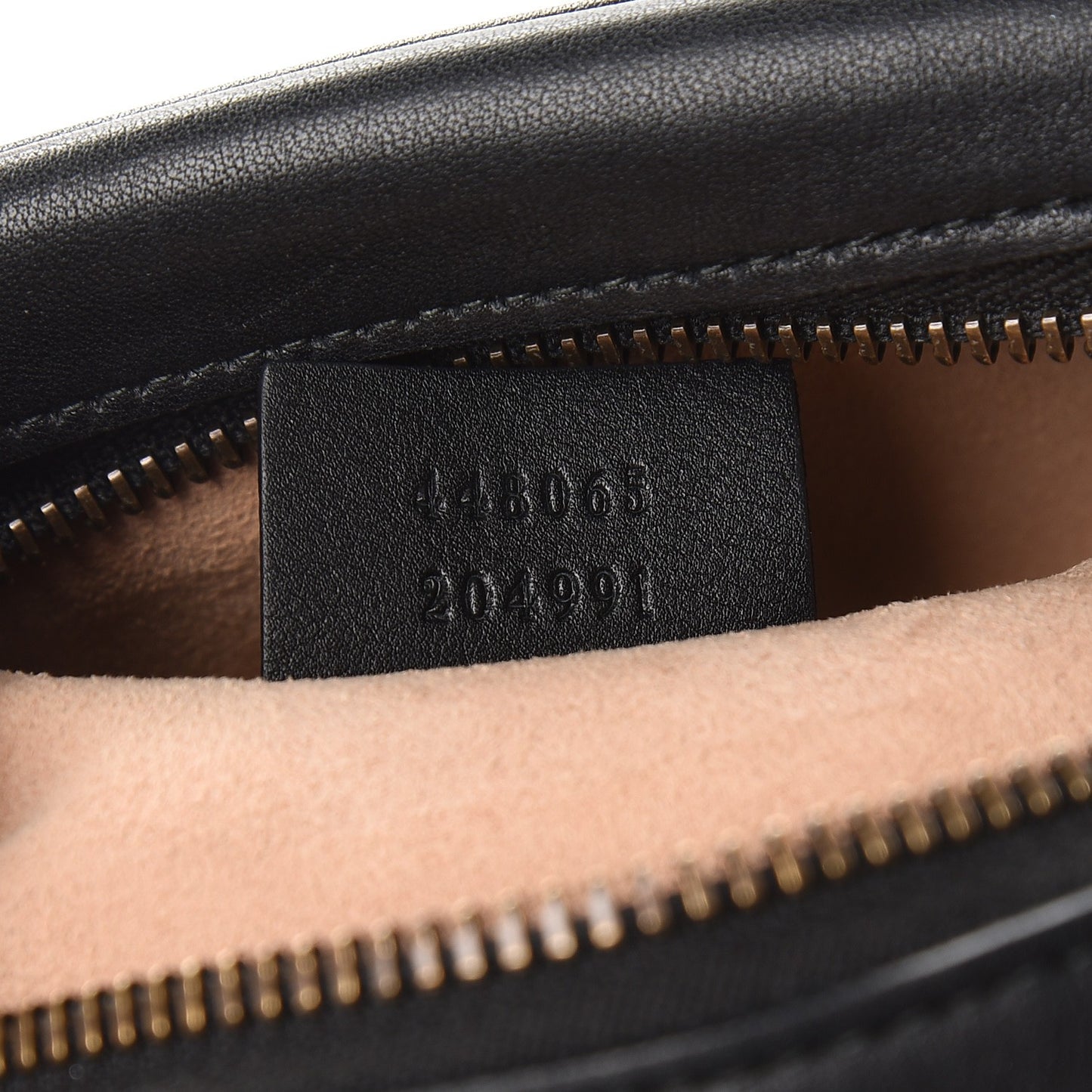 Calfskin Matelasse Mini GG Marmont Chain Shoulder Bag Black