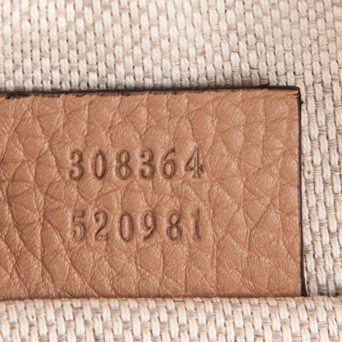Pebbled Calfskin Small Soho Disco Bag Rose Beige