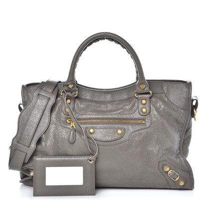 Balenciaga Agneau Giant 12 Gold Hardware City Beige Liege 1 of 7