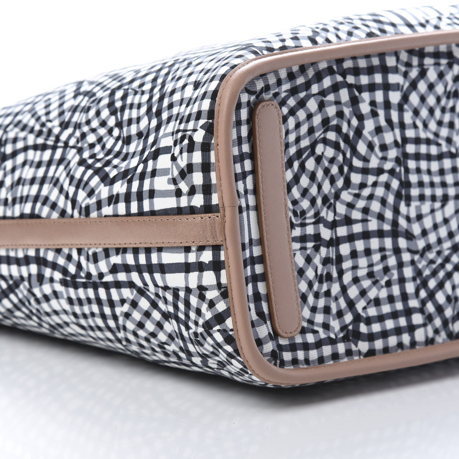 MCM Metallic Visetos Medium Anya Shopper Tote Champagne Gold 15 of 16