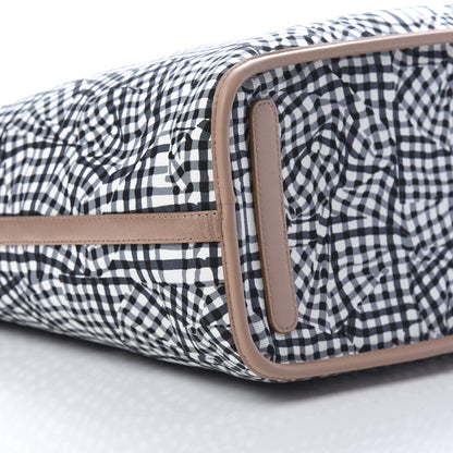 MCM Metallic Visetos Medium Anya Shopper Tote Champagne Gold 15 of 16