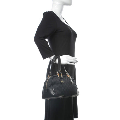 Gucci Monogram Bamboo Boston Black 2 of 7