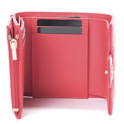 Chanel Caviar Quilted Small Flap Wallet Red 5 of 8