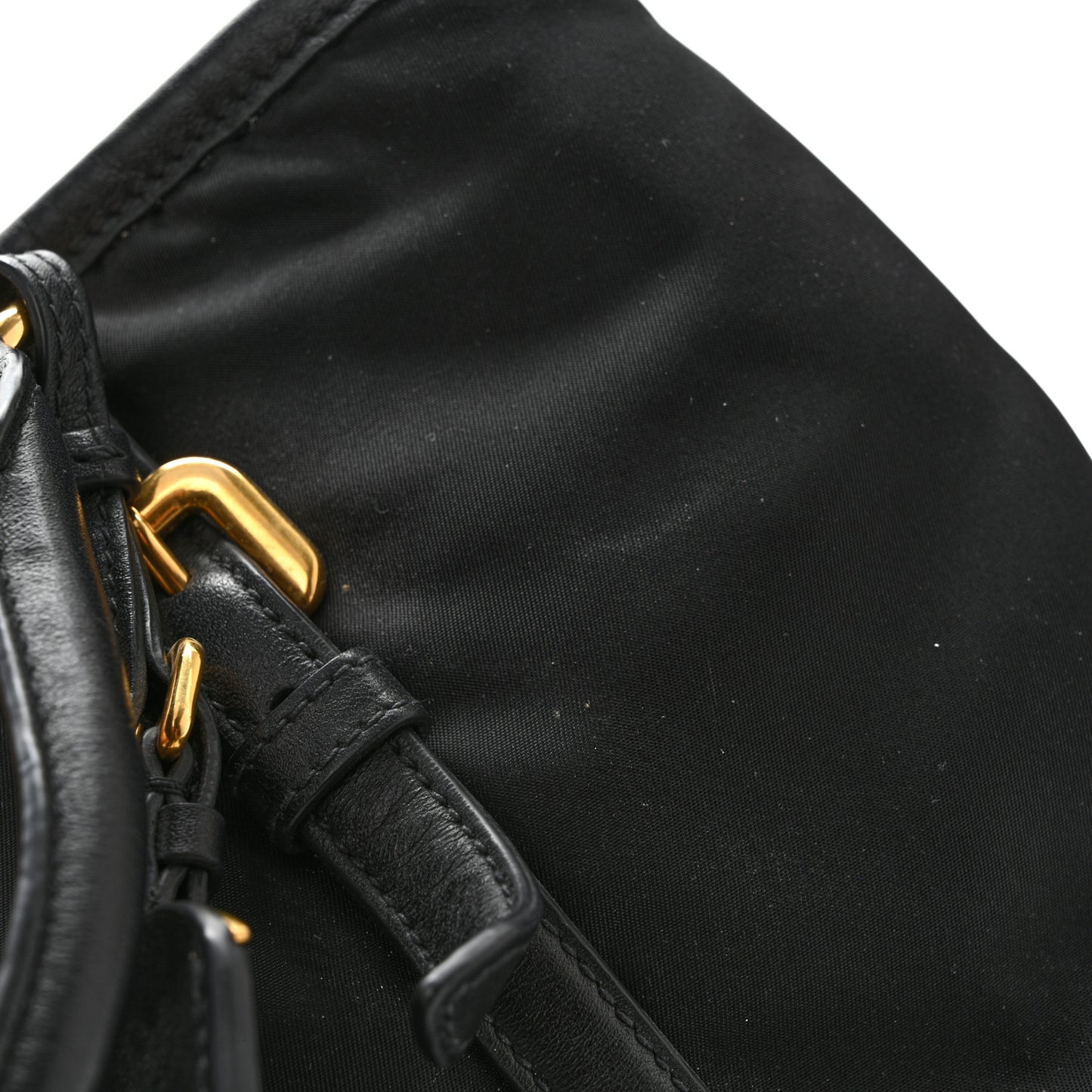 Tessuto Nylon Soft Calf Tote Black