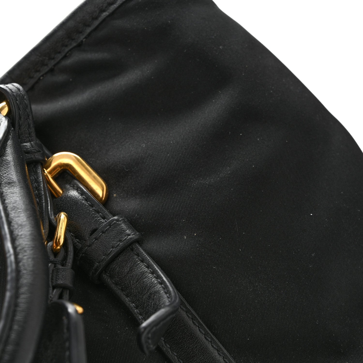 Prada Tessuto Nylon Soft Calf Tote Black 13 of 13