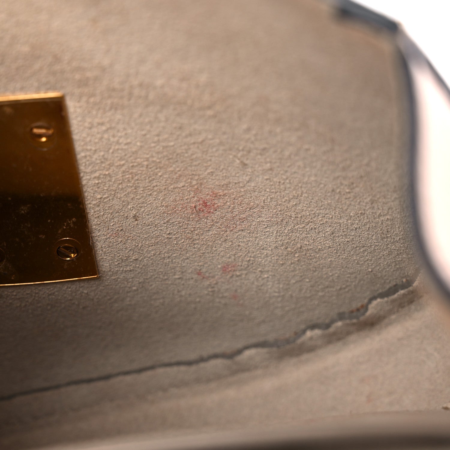 Chloe Grained Calfskin Lambskin Mini Bi-Color Drew Shoulder Bag Powder Beige Caramel 11 of 15
