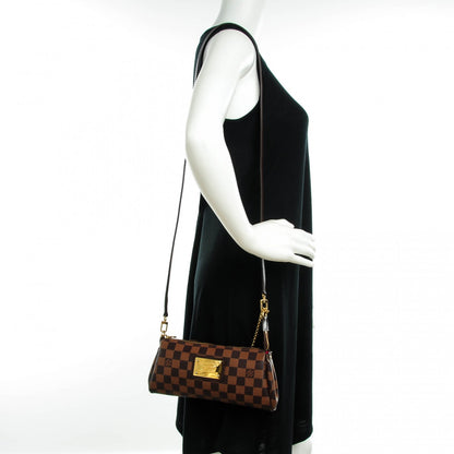 Louis Vuitton Damier Ebene Eva Clutch 2 of 7
