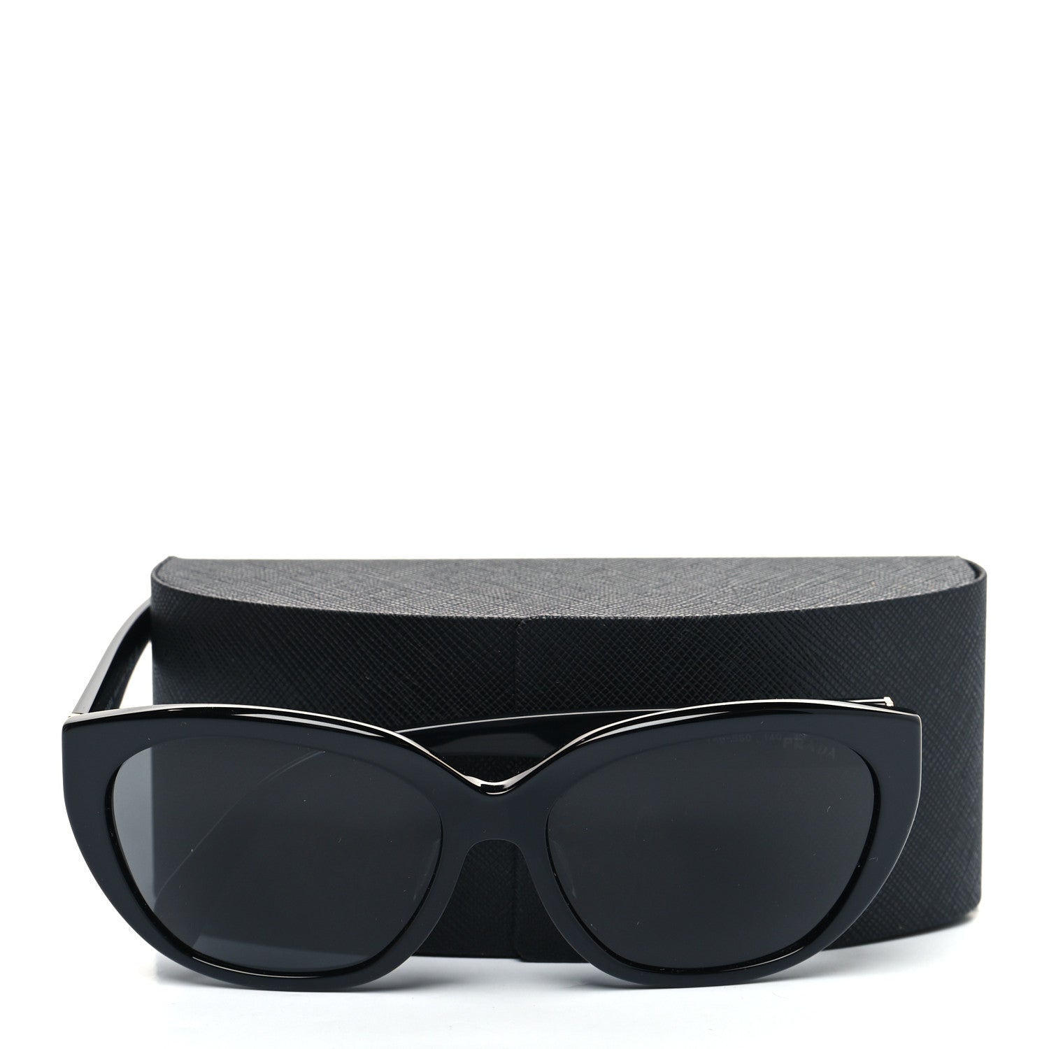 Prada Acetate Sunglasses SPR 16X-F Black 7 of 7