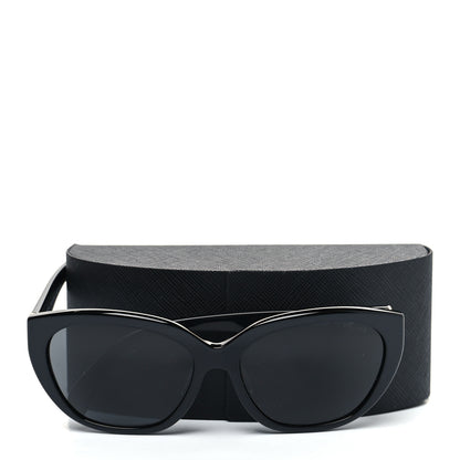 Prada Acetate Sunglasses SPR 16X-F Black 7 of 7