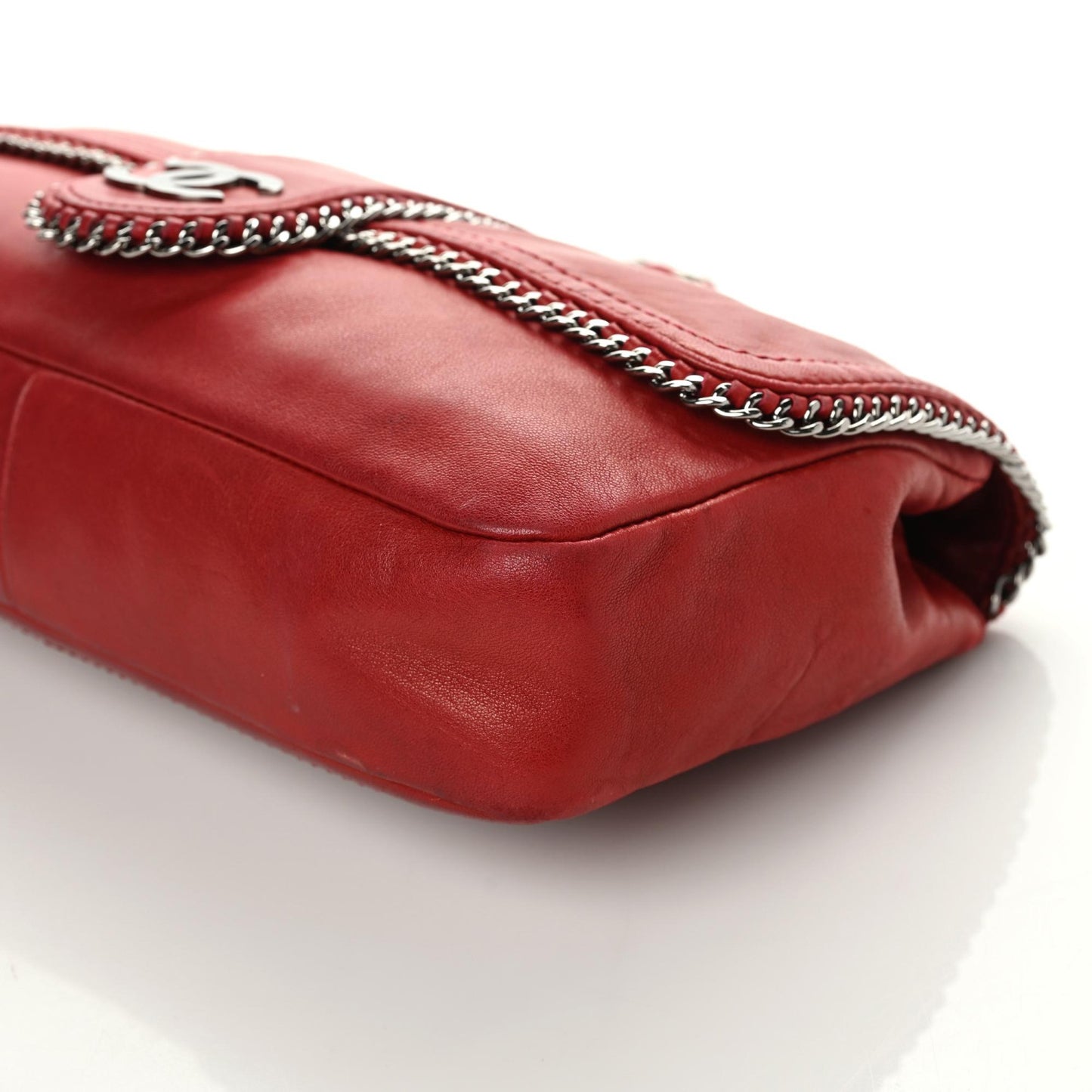 Lambskin Medium Madison Flap Red