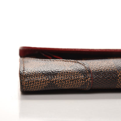 Louis Vuitton Damier Ebene Caissa Wallet Cherry 9 of 10