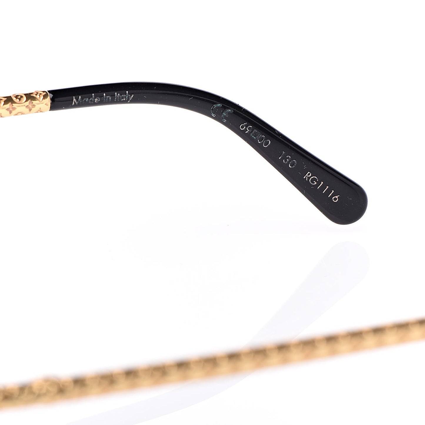 Metal LV Drive Sunglasses Z0897W Black Gold