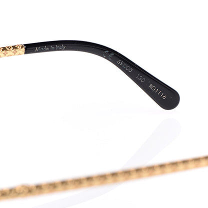 Louis Vuitton Metal LV Drive Sunglasses Z0897W Black Gold 5 of 7