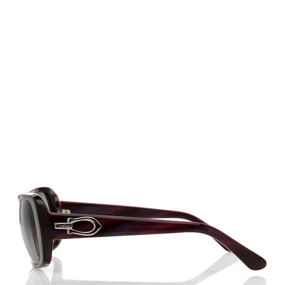 Cartier Square Cypris Sunglasses Burgundy 3 of 8