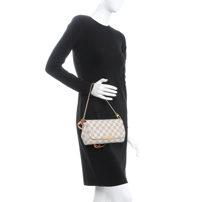 Louis Vuitton Damier Azur Favorite PM 3 of 13